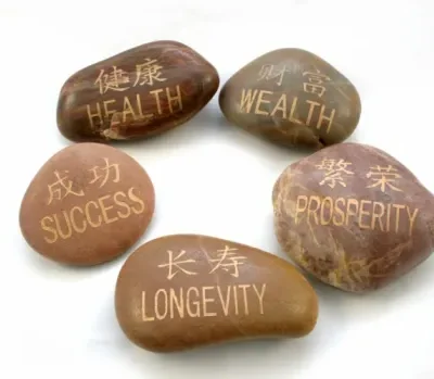 chinese and english inspiration stones
